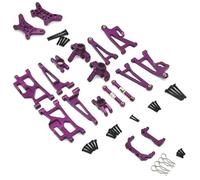 RC Jouets Modèles Pièces Pour MJX Pour Hyper Go Pour 14210 14209 1/14 Supports De Tour D'amortisseur En Métal Bras Oscillants/cuvette Direction Pièces Améliorées Voiture RC(PURPLE)
