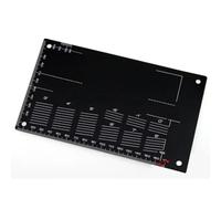 RC Jouets Modèles Pièces Pour Tamiya Pour Mini 4WD Plaque Réglage Aluminium 94823 Outil Plaque D'inspection Pour Circuit Shuntage Pièces Modèles Réduits Voitures Course(Black)