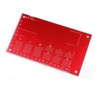 RC Jouets Modèles Pièces Pour Tamiya Pour Mini 4WD Plaque Réglage Aluminium 94823 Outil Plaque D'inspection Pour Circuit Shuntage Pièces Modèles Réduits Voitures Course(Red)