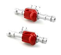 RC Jouets Modèles Pièces pour Traxxas pour TRX4 1/10 RC Voiture sur Chenilles 2 Pièces Boîtier D'essieu Avant Et Arrière en Métal avec Couvercle Différentiel 300g Pièces De Mise À Niveau(Silver)