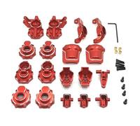RC Jouets Modèles Pièces Pour Traxxas Pour TRX4 Pour TRX6 Pour Huangbo R1001 R1002 R1003 Tasse D'essieu Arrière Métal Adapté Aux Accessoires Pièces Rechange Voiture RC(Red)