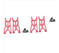 RC Jouets Pièces Compatible avec ARRMA 1/10 Big pour Rock 3S pour BLX pour Typhon 550 1/8 Pièces De Rechange Voitures RC Kit De Bras De Suspension Avant Et Arrière en Métal