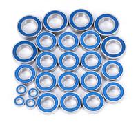 RC Jouets Pièces Compatible avec Losi pour Super pour Baja pour Rock pour Rey 1/6 Pièces De Mise À Niveau Voitures Radiocommandées Kit 25 Pièces avec Moyeux De Roue Et Roulements Scellés