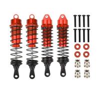 RC Jouets Pièces pour Arrma 1/10 3s pour Mega550 pour Senton pour Granite pour Big Rock pour Typhon pour ARA330550 ARA330551 Amortisseur Avant Arrière Amortisseur Pièces De Voiture RC(Red)