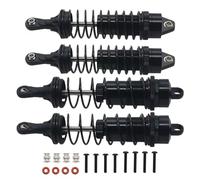 RC Jouets Pièces pour Arrma 1/10 3s pour Mega550 pour Senton pour Granite pour Big Rock pour Typhon pour ARA330550 ARA330551 Amortisseur Avant Arrière Amortisseur Pièces De Voiture RC(Black)