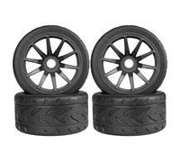 RC Jouets Pièces Pour Arrma Pour Infraction Pour Limitless Pour Felony Pour FSR 1/7 Pneu 53 107 42 100 Hexagone Roue 17 Mm Pièces Détachées Pour Voitures RC GT(Black,C)