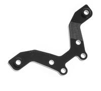 RC Jouets Pièces Pour ARRMA Pour Typhon Pour Grom Mega 380 1/18 Plaque D'amortisseur Avant En Alliage D'aluminium 7075 Support D'amortisseur Avant Pièce RC(Black)