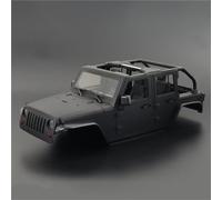 RC Jouets Pièces pour Axial pour SCX10 pour Wrangler pour Rubicon pour TRX4 pour GEN8 1/10 Kit Carrosserie Rigide Convertible 313mm Mise Niveau Voiture sur Chenilles RC(Black)