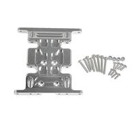 RC Jouets Pièces pour Axial pour SCX10 pour Wrangler pour SCX10 II 90047 1/10 Modification Accessoires Plaque Transmission Patin Central Crawler Voiture Camion Mises Niveau Pièces(Silver)