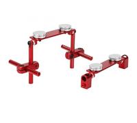 RC Jouets Pièces pour HSP pour Sakura S XI CS 416 417 pour T3 T4 94123 1/10 Kit Montage Coque Magnétique Pièces Rechange Voiture Course Modèle Jouet Kit De Montage Poteau Corps(Red)