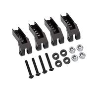 RC Jouets Pièces pour Traxxas pour TRX4 pour Defender pour Bronco Sport G500 1/10 Support Choc Avant Arrière Métal Tours Réglables Cerceaux RC Chenille Mise À Niveau Pièces De Voiture(Black)