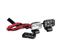 RC Jouets Pièces pour Traxxas pour TRX4 TRX6 pour Defender pour Axial pour SCX10 1/10 17mm Projecteur Simulation Projecteur Jaune Antibrouillard Refit RC Voiture sur Chenilles