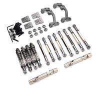 RC Jouets Pièces pour WPL C54 C14 C24 C24-1 Châssis Biellette Traction Support Tige D'amortisseur Ensemble Montage d'arbre D'entraînement Accessoires Décoration 1/16 Voiture RC