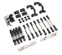 RC Jouets Pièces pour WPL C54 C14 C24 C24-1 Châssis Biellette Traction Support Tige D'amortisseur Ensemble Montage d'arbre D'entraînement Accessoires Décoration 1/16 Voiture RC