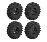 RC Jouets Pneus Compatible Avec Axial Pour SCX24 Pour Deadbolt Pour Gladiator Pour Bronco AX24 1/24 Pièces De Voiture Radiocommandée Pour Crawler Ensemble De 4 Jantes Et Pneus 55 X 20 Mm