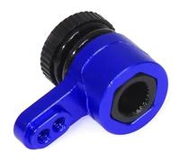 RC Jouets Réparations Pour Arrma Pour Granite Pour Grom Pour Typhon Pour GROM Pour LOSI Pour Mini Pour LMT 1/18 Métal 25T Bras Servo Économiseur Servo Ensemble Pièces RC(Blue)