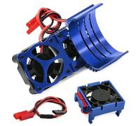 RC Jouets Réparations Pour Traxxas Pour VXL Pour Slash Pour Rustler Pour Bandit Pour Stampede 2WD 4X4 3S Kit Refroidissement Moteur Variateur Ventilateur Dissipateur Thermique RC(Blue)