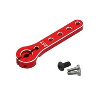 RC Maquettes Accessoires Pour 30-100 Balsa Avions 25 T Alliage D'aluminium Bras De Servo Direction Palmier Spécial Conçu RC Modèles Réduits Pièces D'avion(Red)