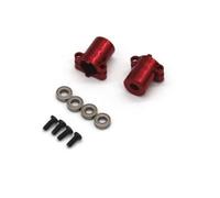 RC Maquettes Accessoires Pour FMS Pour Fire Pour Horse Pour EAZYRC 1/18 Pour Thunder Storm RC Télécommande Voiture Métal Accessoires Mise À Niveau Roue Arrière Siège(Red)