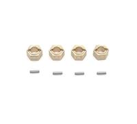 RC Maquettes Accessoires pour RocHobby pour FJ pour Cruiser 1/24 1/18 4 Pièces Laiton 7 Mm Roue Moyeu Hexagonal Adaptateur Voiture RC De Mise À Niveau