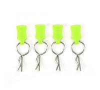 RC Maquettes Accessoires Pour Traxxas 1/5 1/8 RC Carrosserie Coque Clip Broche Avec Support De Fixation Ensemble Accessoires Remplacement Pièces Crawler Pièce Rechange(Green)