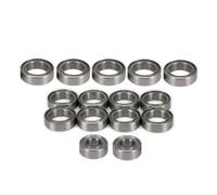 RC Maquettes Accessoires Pour Traxxas Pour Latrax Pour Teton 1/18 15 Pièces Métal Roulements À Billes Kit Voiture Télécommandée De Mise Niveau Accessoires