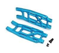 RC Maquettes Accessoires Pour VKAR BISON 1/10 RC 4WD Télécommande Voiture Accessoire Mise À Niveau Métallique Arrière Inférieur Bras Oscillant ET1002(Blue)
