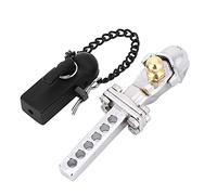 RC Metal Skull Pattern Trailer Hook Connector, Accessoire pour Remorque RC 1/10, Crochet Réglable Durable avec Design Fendu pour - 4 TRX6 G63 SCX10 Voitures RC Crawler (Argent)