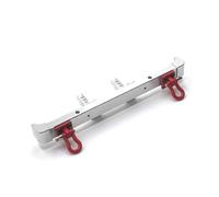 RC Mise Niveau Modèles pour Huangbo ZP1001 02 03 04 06 07 08 09 10 Pièces Rechange Métalliques pour Pare-Chocs Arrière Accessoires Voiture avec Télécommande(Silver)