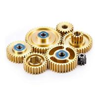 RC Mise Niveau Modèles pour Tamiya pour Man pour Scania 1/14 Kit 7 Pièces Moteur Boîte Vitesses Engrenages Voiture RC Remorque Remorquage Camion Dragster Pièces Rechange