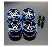 RC Mise Niveau Modèles pour Tamiya pour Mini 4WD Jantes Aluminium Coloré Roues Légères Diamètre Moyen L005 Accessoires Voitures Télécommandées(Blue)