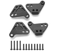RC Mise Niveau Modèles pour Traxxas pour Maxx V2 89086-4 pour WideMaxx 1/10 Supports Fixation Inférieurs D'amortisseurs Avant Arrière Métal Rehausse Voiture RC Pièces Rechange