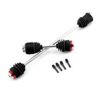 RC Mise Niveau Modèles pour Traxxas pour Summit pour E-Revo 1/10 Cardans Transmission CVD 5650R avec Soufflets Voiture RC Pièces Accessoires D'amélioration(Black)