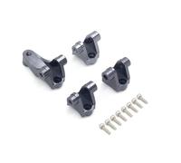 RC Mise Niveau Modèles pour Traxxas pour TRX-4 8227 Pièces Laiton Essieu Alliage D'aluminium Kit Fixation Biellettes Suspension Béquille Voiture RC Crawler Pièces D'amélioration(Gray)