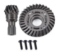 RC Mise Niveau Modèles Pour Traxxas Pour X-MAXX 1/5 Acier Pignons Coniques Transmission Différentiels Avant Et Arrière 10T-32T Accessoires D'amélioration Voitures RC(Rear)