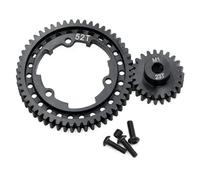 RC Mise Niveau Modèles Pour Traxxas Pour X-Maxx 1/5 X0-1 1/7 Pour Maxx 1/10 Pour E-REVO 2.0 Pour VXL Pignons M1 46T 50T 52T 54T Acier Trempé Pignons Moteur RC Pièces Détachées(52T)