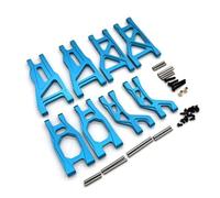 Rc ModèLes DéTachéEs Compatible avec Tamiya Denko Fighter NXGEN DT04 58741 DT03 58587 58628 1/10 RC Voiture Pièces Bras De Suspension Supérieurs Et Inférieurs Métalliques Avant Arrière