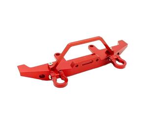 Rc ModèLes DéTachéEs Compatible avec WPL C14 C24 C24-1 Pare-Chocs Avant Anti-Collision en Métal 1/16 Pièces De Mise À Niveau Piste Camion 4WD Voiture Télécommandée