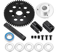 Rc ModèLes DéTachéEs Pour ARRMA Pour FELONY 6S Pour BLX 1/7 Kit Différentiel À Essieu Rigide Avec Engrenage Droit Acier M1 42-48T Pièces Mise À Niveau Voitures RC(48T)