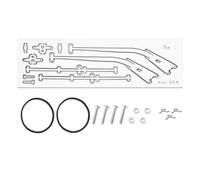 Rc ModèLes DéTachéEs Pour Tamiya 1/14 Amélioration Métal Outils D'essuie-glace Télécommande Camion Tracteur Remorque À Monter Soi-même Accessoires Voitures Miniatures(Right)