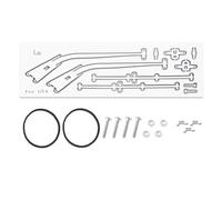 Rc ModèLes DéTachéEs Pour Tamiya 1/14 Amélioration Métal Outils D'essuie-glace Télécommande Camion Tracteur Remorque À Monter Soi-même Accessoires Voitures Miniatures(Left)