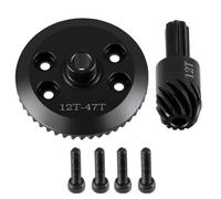 Rc ModèLes DéTachéEs Pour Traxxas Pour Mini Pour Maxx 1/16 Acier Pignons Différentiel Avant Arrière 47+12T Voiture Télécommandée Pièces Rechange(Rear)