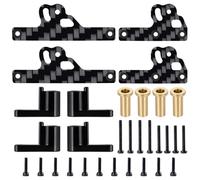RC Modèles Pour Axial Pour SCX24 1/24 Aluminium Lames Flexibles Suspension Extension Pour Voyage Support D'amortisseur Modèle Accessoires