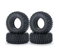 RC Modèles Pour Axial Pour SCX24 1/24 Pour TRX4M 1/18 4 Pièces 1.0 Pouces Pneus Caoutchouc Souple RC Micro Chenille Voiture Roues Accessoire(No.5-50mm)