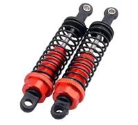 RC Modèles pour Hsp Hip pour Losi pour Buggy 1/16 Amortisseur D'huile Réglable Alliage D'aluminium 70mm Long Pièces Camion Améliorées Voiture Rc(Red)