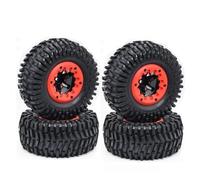 RC Modèles Pour Huanqi 727 Pour REMO Pour Buggy 1:10 Pneus Roue Télécommande Modèle Voitures RC Court Course Camion Pneu Hors Route Pièces Véhicule(B-RED)