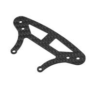 RC Modèles pour Tamiya pour TT02 1/10 Support De Pare Chocs Avant en Fiber Carbone Plaque D'éponge Mousse Pièce Mise À Niveau Voiture RC Remplacement Modifié(Size1)