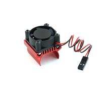 RC Modèles Pour Traxxas Pour TRX-4M 1/18 Dissipateur Thermique Usiné Alliage Ventilateur Refroidissement Modèle Sur Chenilles Accessoire Assembler Remplacer Pièces Modifiées(Red)