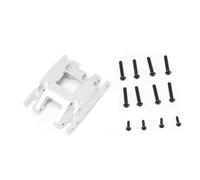 RC Modèles Pour Traxxas Pour TRX4M Pour TRX-4M 1/18 Plaque Protection Centrale Métal Support Boîte Vitesses Référence 9736 Pièces Accessoires Mise Niveau Voiture Crawler(Silver)