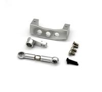 RC Modèles Pour Wltoys 144001 144010 124016 124017 124018 124019 RC Télécommande Voiture Métal Mise Niveau Mécanisme Direction Siège Biellette Direction(Silver)